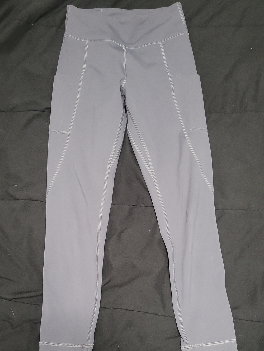 tentree Small InMotion High-Rise Pocket Leggings in Periscope Grey